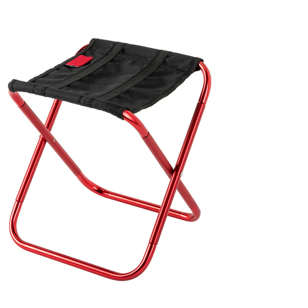 NNEOBA Camping Folding Camping Stool Red